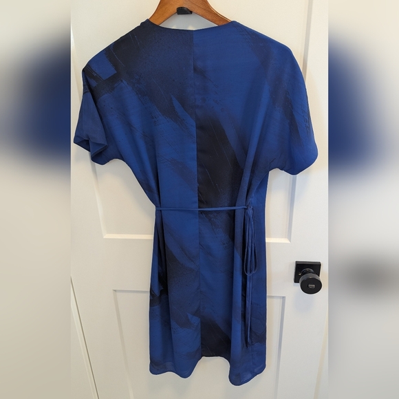 Babaton Asymmetrical Navy Dress - Picture 5 of 7